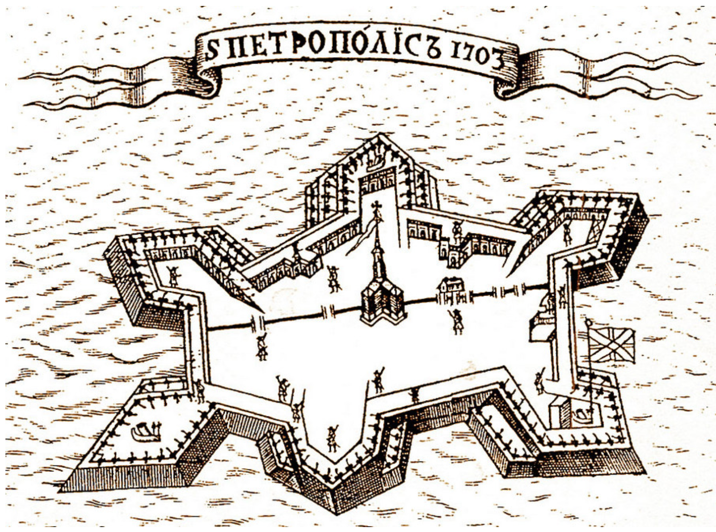 plan de la forteresse